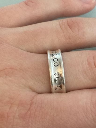 TIFFANY & CO 
Ring in silver 925 thousandths,...