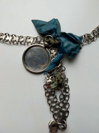 Confrérie necklace in silver 800 and 925...
