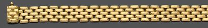 Articulated bracelet in 750 thousandths yellow...