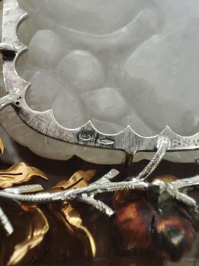 BUCCELLATI
Articulated necklace in engraved...