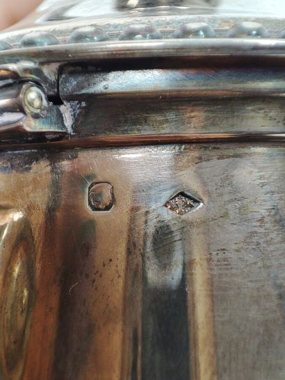 Silver tea and coffee service, piriform model...