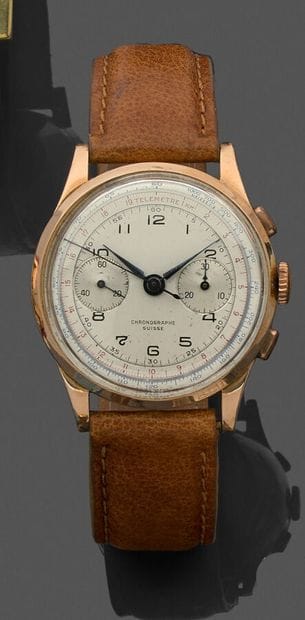 SWISS CHRONOGRAPH
50'S
18K (750 thousandths)...