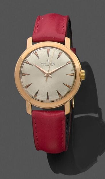 BREITLING
50'S
Bracelet watch in 18 K (750...