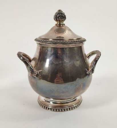 Silver tea and coffee service, piriform model...