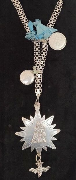 Confrérie necklace in silver 800 and 925...