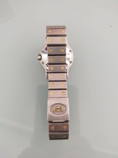 CARTIER
SANTOS OCTAGONAL.
80'S
Bracelet watch...