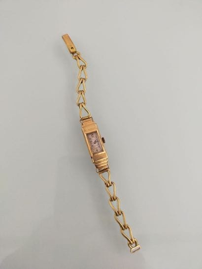 Ladies' wristwatch in 585-thousandths and...