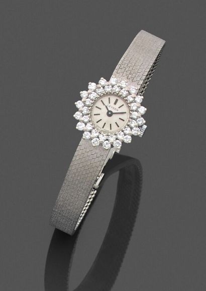 Ladies' wristwatch in 750 thousandths white...