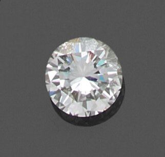 Round brilliant-cut diamond on paper.

Accompanied...