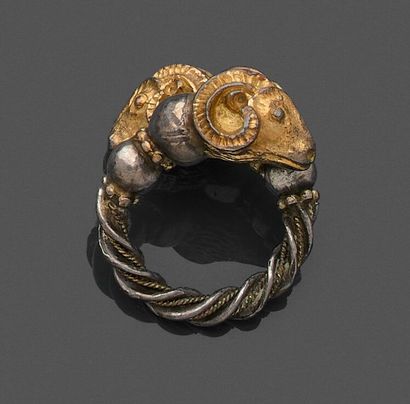 ZOLOTAS 
Ring in silver 800 thousandths and...