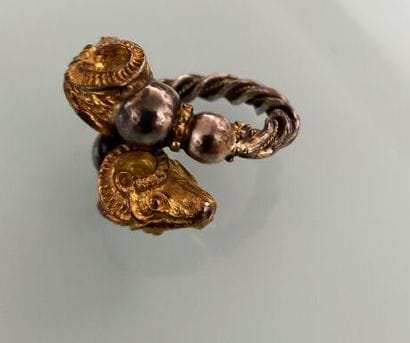 ZOLOTAS 
Ring in silver 800 thousandths and...
