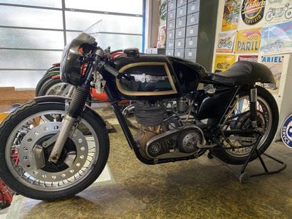 A. J. S.
Moto
7R Boy Racer
350 cc 
4-stroke...