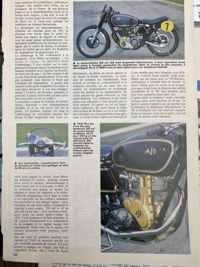 A. J. S.
Moto
7R Boy Racer
350 cc 
4-stroke...