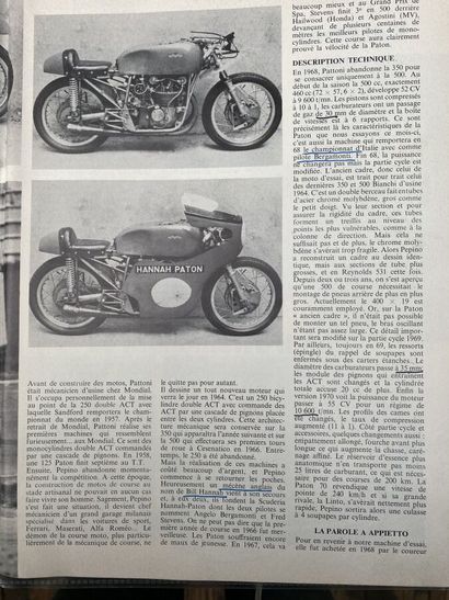 PATON
Motorcycle
Grand prix 
500 cc
4-stroke...