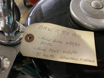 BMW
Motorcycles
R51RS
4-stroke
1959
Frame...