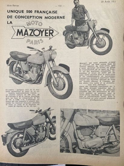 MOTO MAZOYER Paris
Motorcycle
Cross 500 cc
4-stroke...