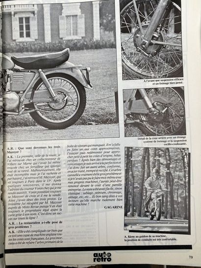 MOTO MAZOYER Paris
Moto
Flèche d'Argent
Road...