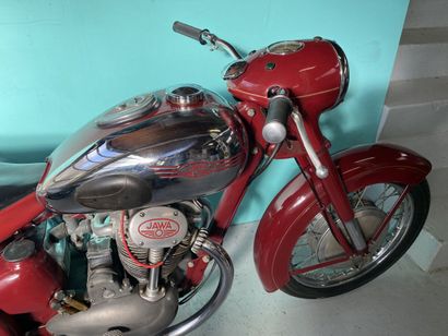JAWA
Motorcycle
Twin 
500 cc 
OHD 4-stroke...