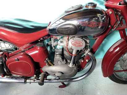 JAWA
Motorcycle
Twin 
500 cc 
OHD 4-stroke...