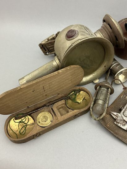 Marine and travel themed lot including: two...