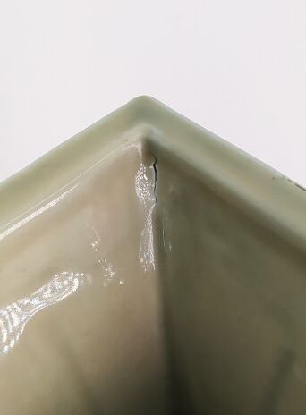 CHINA 
Pair of celadon enameled porcelain...