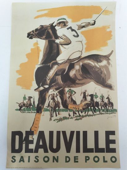 JACQUOT 
Deauville polo season
Lithographic...