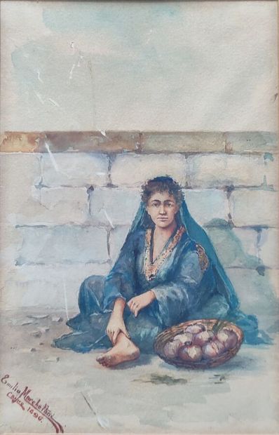 MARCHETTINI Emilio (XIX-XX)
Watercolor of...