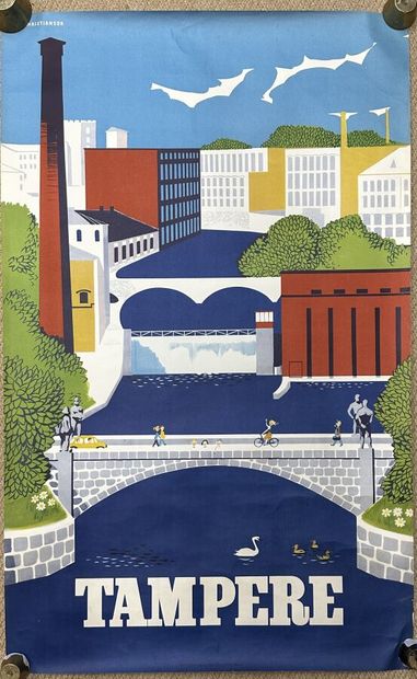 Tampere
Color poster, 1955 by Christianson
100...