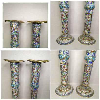 China, 20th century
Gilt bronze and cloisonné...