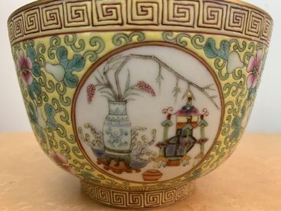 CHINA, 20th century
Polychrome porcelain...