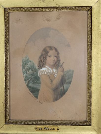 Pair of 19th century drawings
Portraits of...