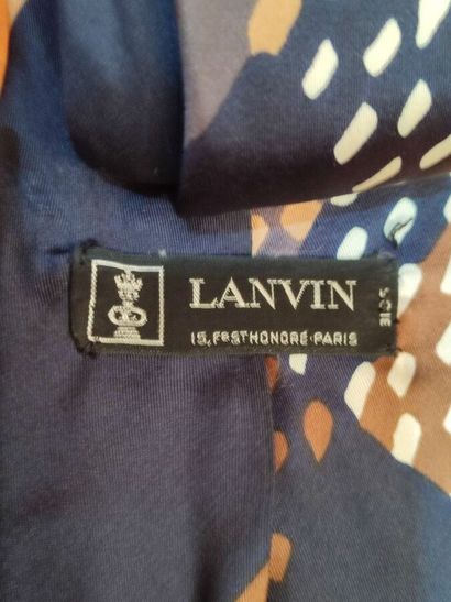 LANVIN
Set of eight wide ties