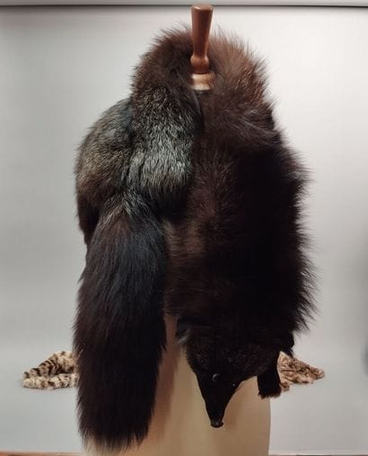 Lot of fur including two muffs, chokers,...
