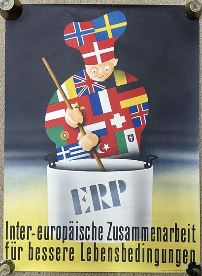 ERP
Color poster, circa 1950 (perforations)
75...