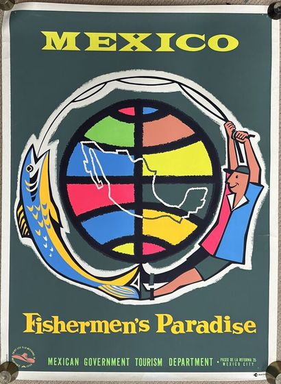 Mexico fishermen's paradise
Color poster...