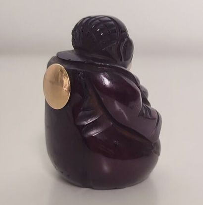 Bakelite and gilded metal figurine
Height...
