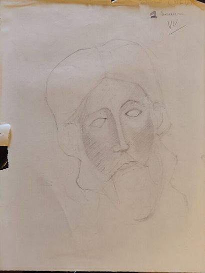 CHEURET Catherine 
Portfolio of charcoal...
