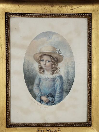 Pair of 19th century drawings
Portraits of...
