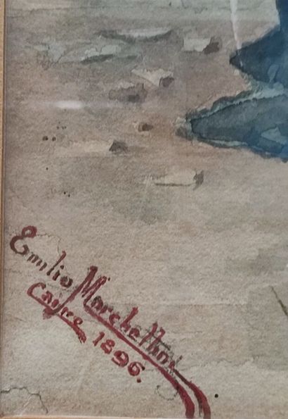 MARCHETTINI Emilio (XIX-XX)
Watercolor of...