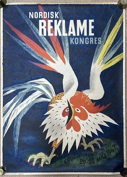 Nordish reklame Kongres
Color poster, 1947,...