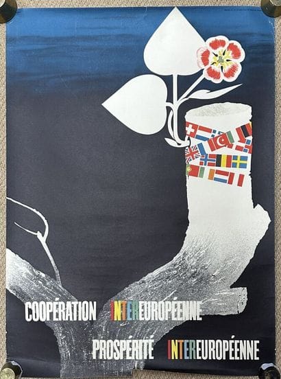 Inter-European cooperation
Color poster,...