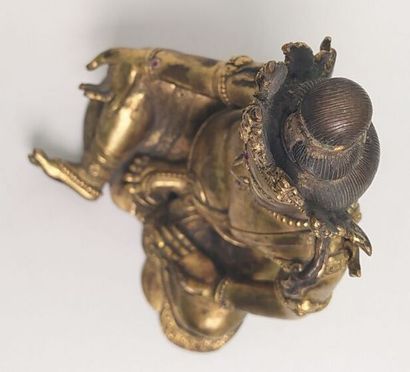 TIBET late 19th/20th century
Gilt bronze...