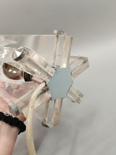 Plexiglas and metal lamp
1970s work