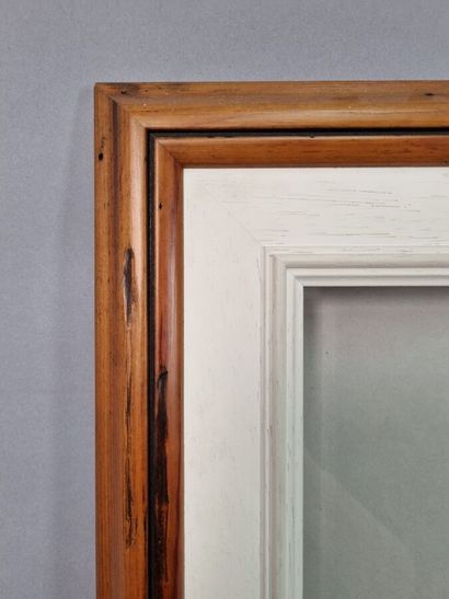 Set of wooden frames 
Sight size : 
71.5...