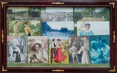 [tennis] 3 pieces framed
- Frame featuring...