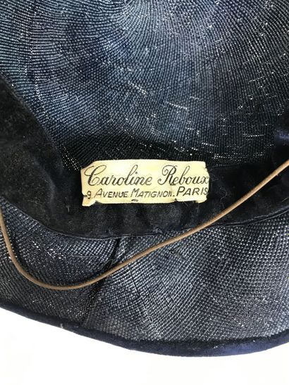 Set of three hats and their boxes, two signed...