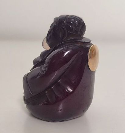 Bakelite and gilded metal figurine
Height...