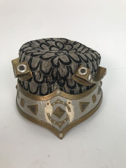 Set of three hats and their boxes, two signed...