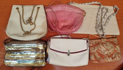 Lot of six handbags
(wear and tear)