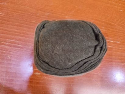 CARVEN
Set of four wool or felt hats
(wear...